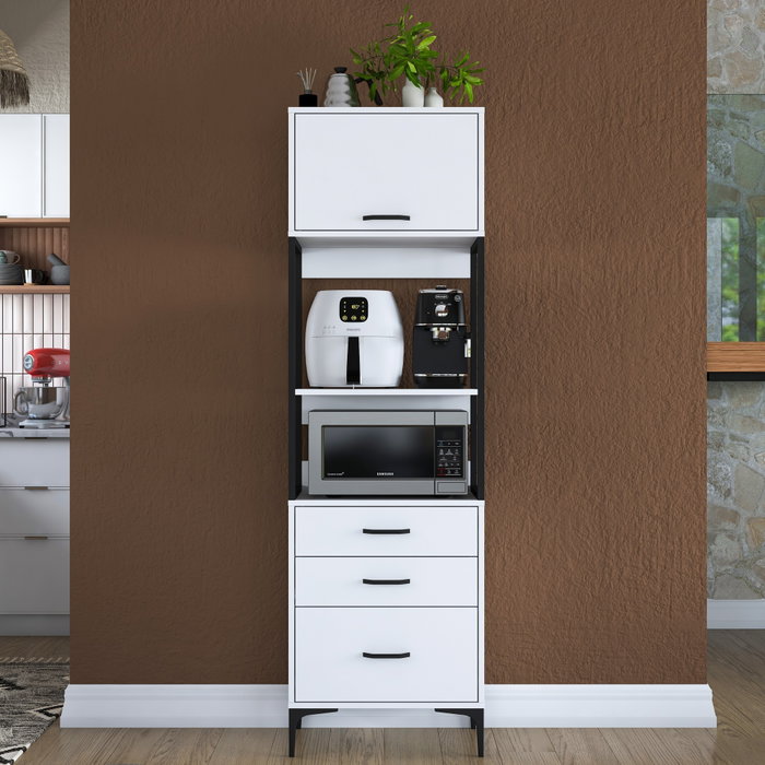 Hanah Home Gabinete Multipropósito Blanco JE135 - 3101